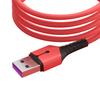 Charging Cable Type-C Charging TPE Silicone 5A Fast Soft Data Cord for Mobile