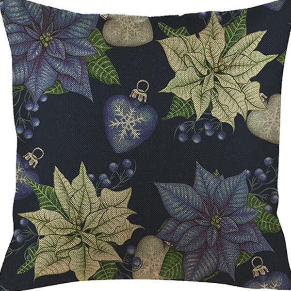 

Popular Christmas Pillowcases for Holidays Santa Claus Linen Home Decoration Pillowcases 45 * 45Cm [without core]