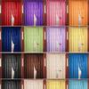 1 Pcs Rod Pocket Rainbow Curtain Pure Color Tulle Curtain For Living Room Sheer Voile Wedding Decor Modern Bedroom Window Tulle