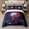 Custom Bedding Set FC Utrecht Pattern, Print Name Text 1 Duvet Cover plus 2 Pillowcases Home Textile