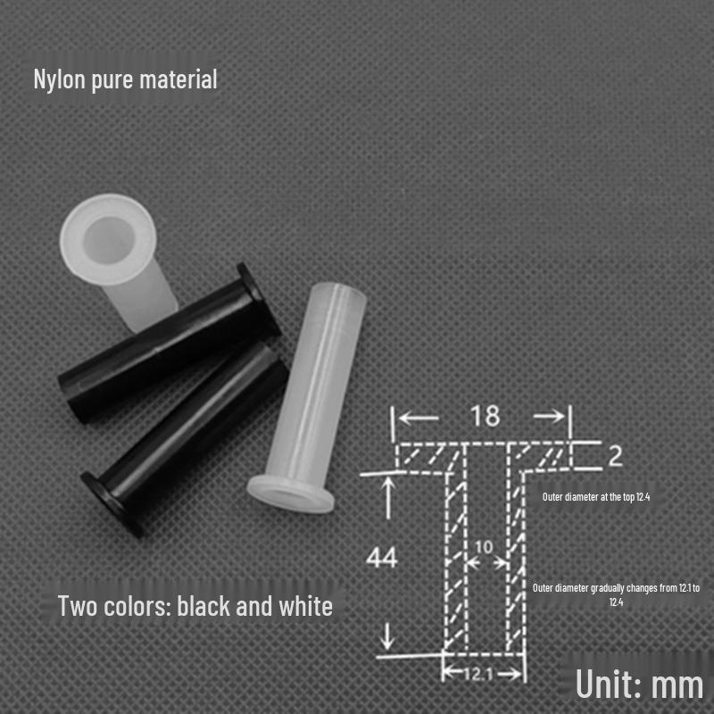 Nylon Wear-Resistant Insulating Step Washer Bolt Liner - Male-Female Screw Bushing
