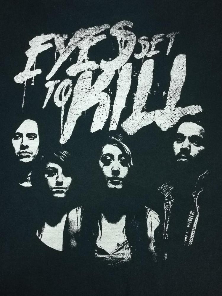 

Eyes Set to Kill Black T-Shirt Cotton Full Size Unisex S-5XL Unisex T-Shirt M