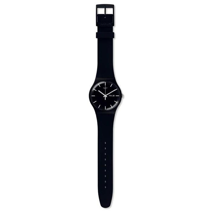 [Swatch] Uhr Unisex 41mm Mono Schwarz SO29B704 Schwarz Modern