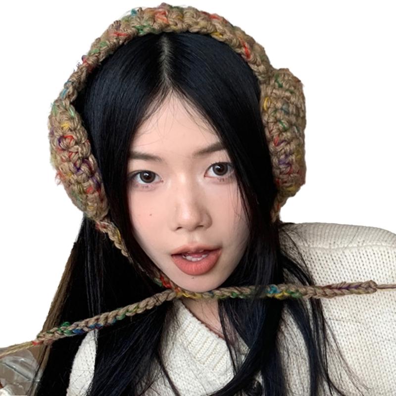 

Soft and Warm Ear Cover Crocheted Ear Warmers for Winter Outdoor Activities Keep You Warm in Cold Weather for Halloween
