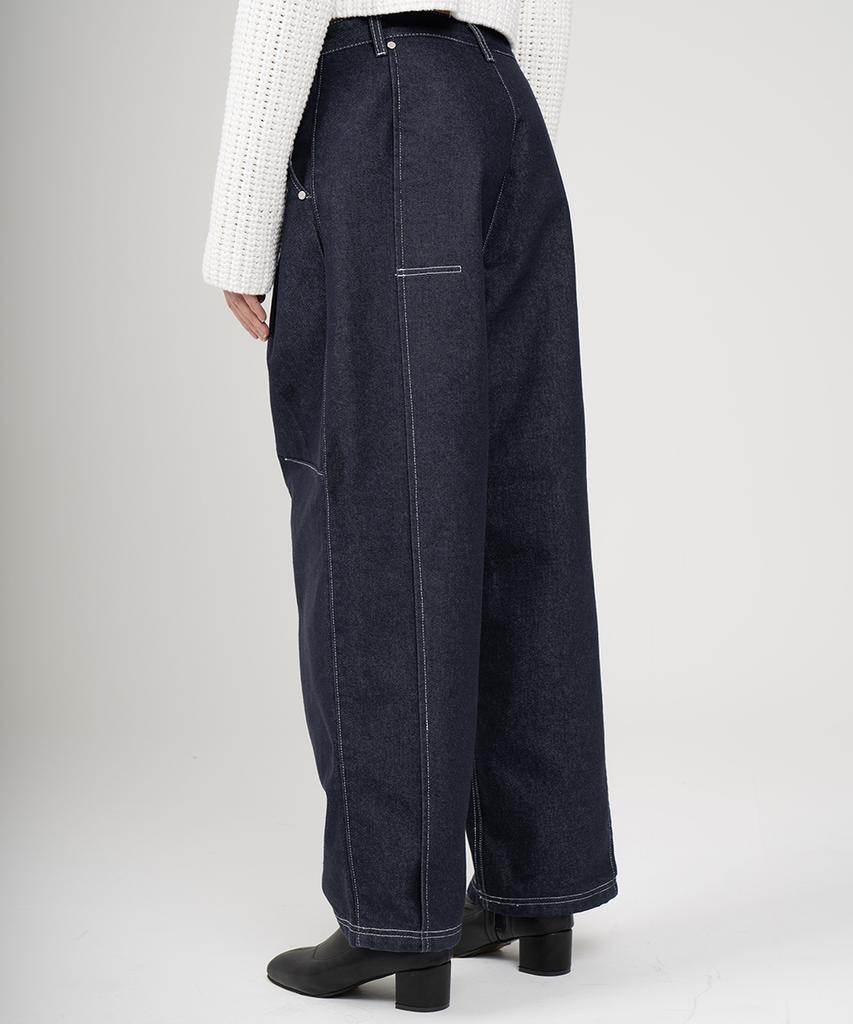 KIMOUI Backlayered Denim Pants