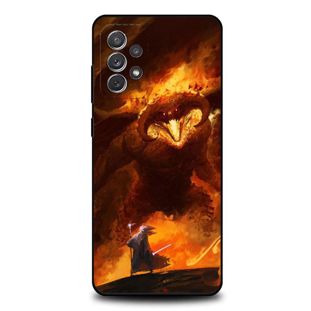 Movie The L-Lord R-Rings Phone Case For Samsung S25,S24,S21,S22,S23,S30,Ultra,S20,Plus,Fe,Lite,Note,10,9,5G Black Cover