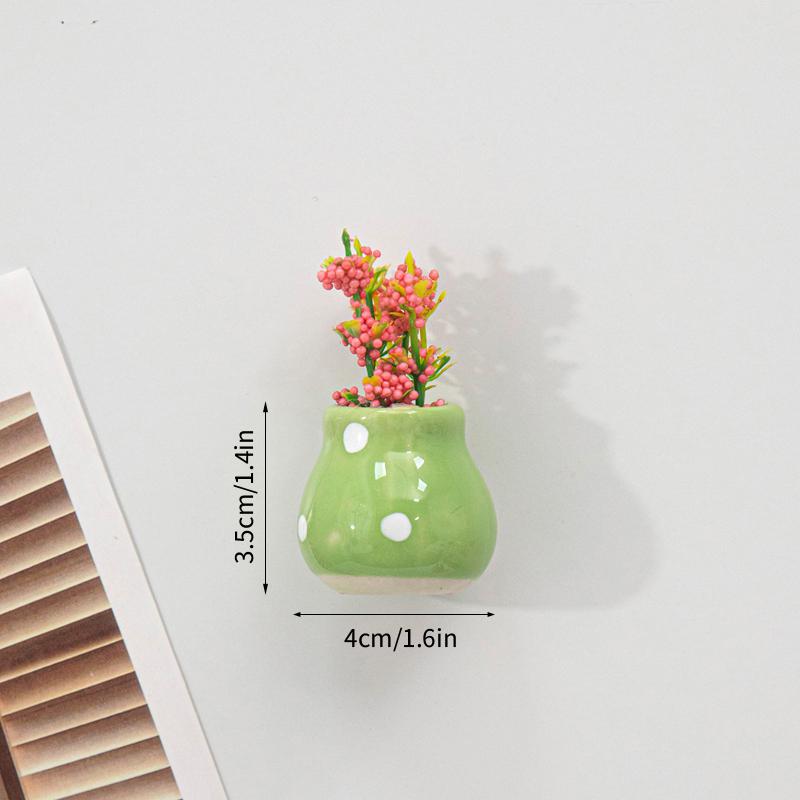 Vase Shape Refrigerator Magnets 3D Mini Magnets for Fridge Cute Fridge Magnet for Home Decoration Gift for Guests Housewarming