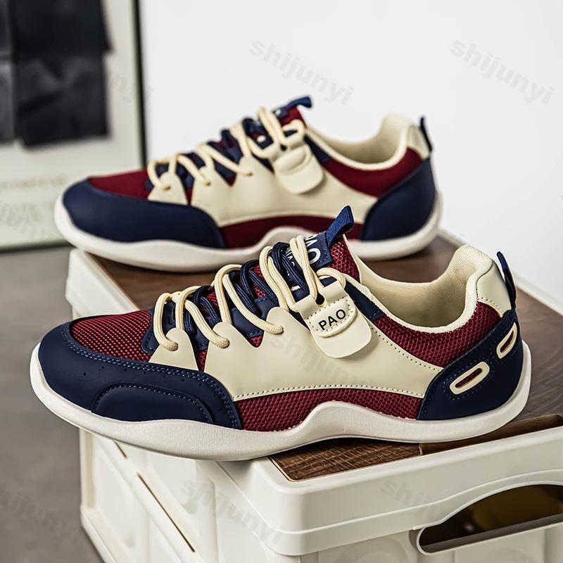 

Мода 2025 Осень Новые Мужские Сетчатые Дышащие Ретро Нишевый Дизайн Низкие Повседневные Спортивные Туфли Удобные Универсальные Модные Кроссовки 39