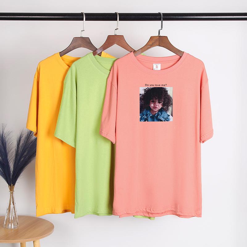 TWINFLAMES Women Printed Casual Basic T shirt Young Girls Soft Hand Feel Y2K Harajuku T-shirts Female Tops Tees