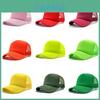 Trendy Embroidered Logo Mesh Cap For Summer Outdoor Activities And Sun Protection Gear