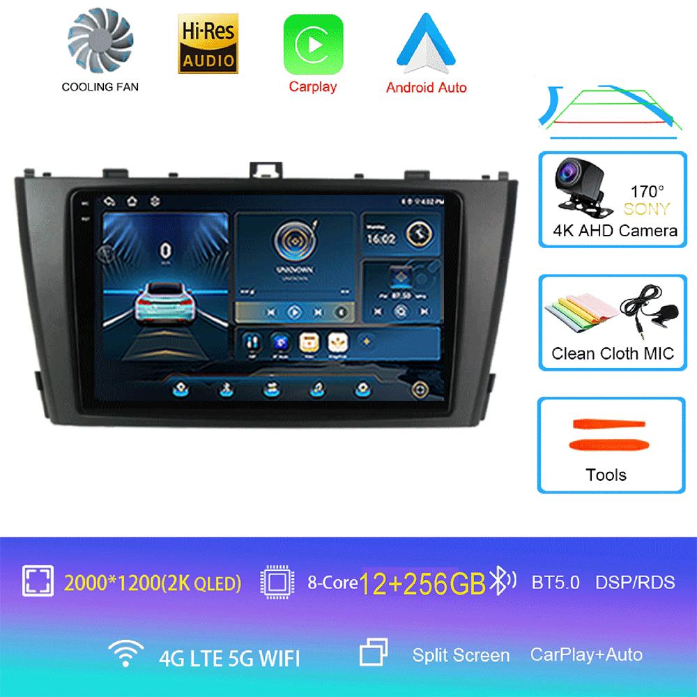 Android 14 Carplay Auto Radio Auto Pentru Toyota Avensis T27 2009 2010 2011 2012-2015 Navigație GPS Player Multimedia DSP Stereo 4G