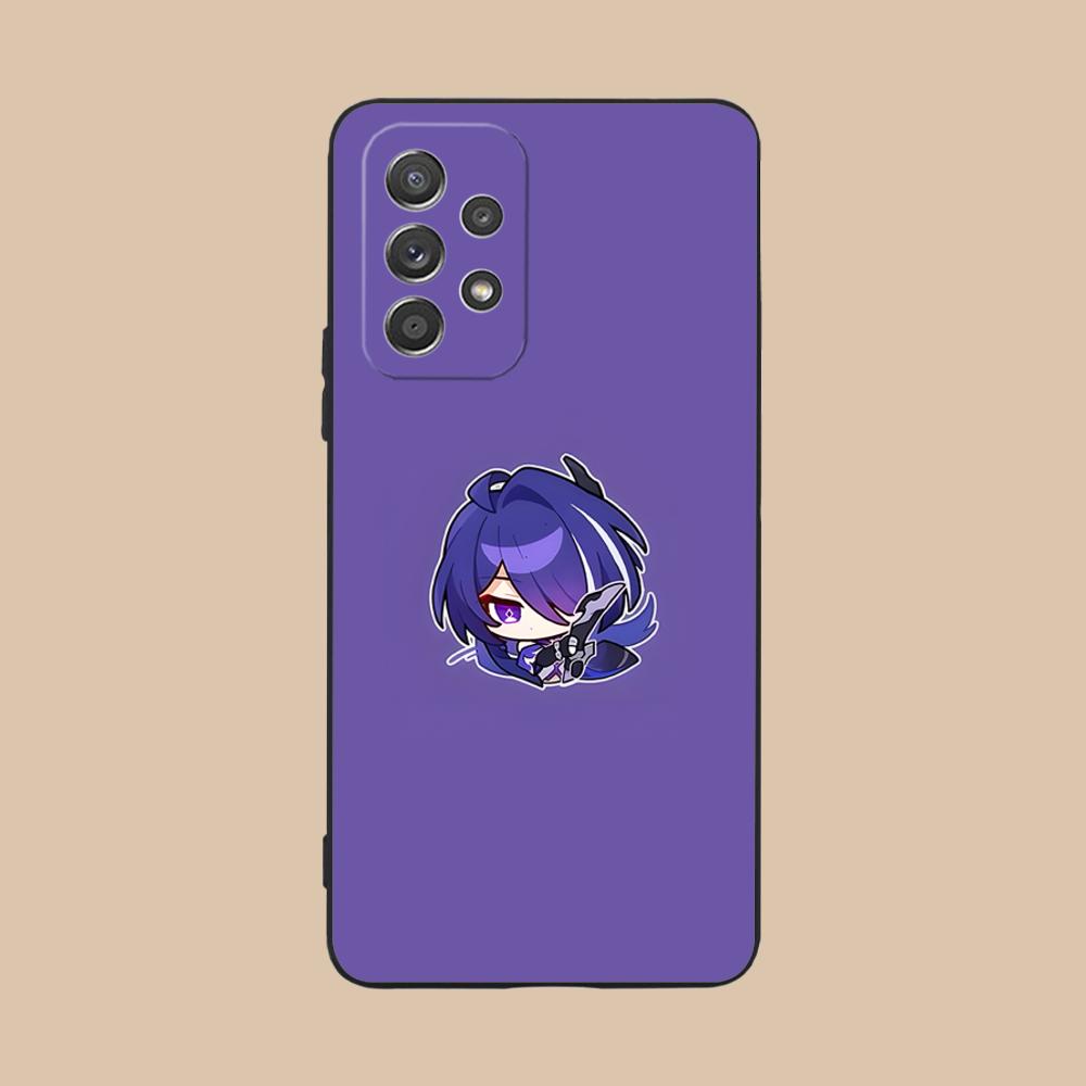 HSR Acheron Matte TPU Mobile Phone Case for Samsung Galaxy A56 55 54 53 52 51 36 35 34 23 16 15 5G Colorful Cover