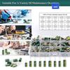 225PCS Assorted Aluminum Capacitors Comprehensive Capacitor Set Simple to Operate for DIY Electronic Projects & Repairs