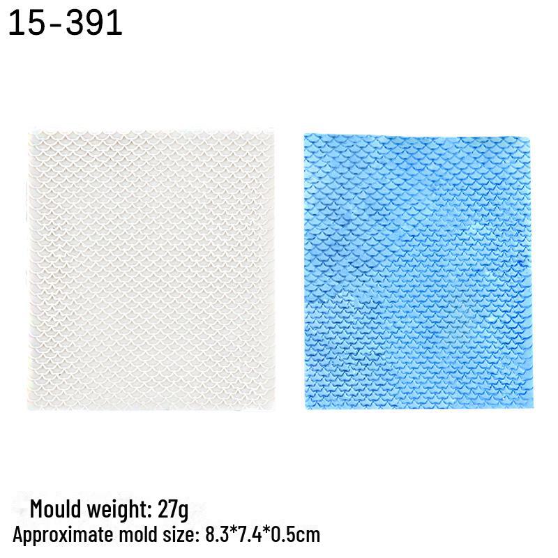 

Силиконовая форма для помадки и шоколада «Чешуя русалки и дракона»