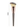 Champagner Gold Schräg Contour & Rouge Pinsel - Multifunktionales Make-up Werkzeug