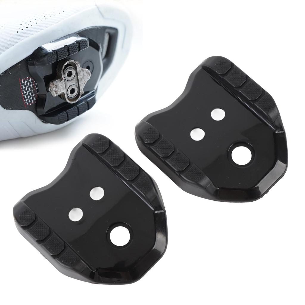 2PCS Cycle Cleats Set Nylon TPU Metal Cycle Shoe Pedal Cleats for SH40 Indoor Cycling Outdoor Mounta