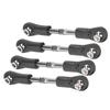 4Pcs 77?87mm Adjustable M4 Screw Steering Servo Pull Rod Linkage Tie Rod for 18 RC Car