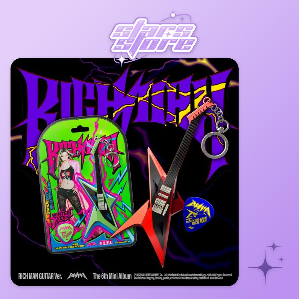 

(ПРЕДВАРИТЕЛЬНЫЙ ЗАКАЗ) aespa - 6-й мини-альбом Rich Man (ГИТАРА БОГАТОГО ЧЕЛОВЕКА Вер.)