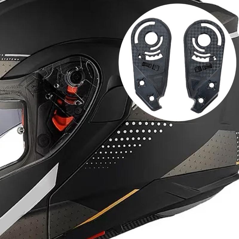 Helmets Visors Shield Gear Base Plate Set for Motorbike Helmets Repair Part Visors Base Plate