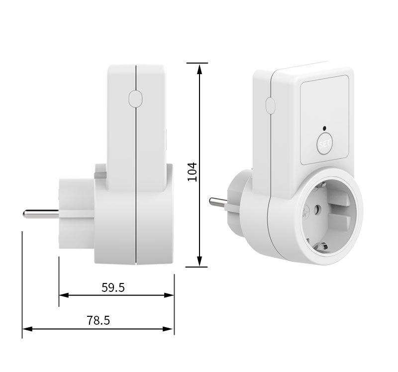 Priză standard european pentru telecomandă, priză VDE, priză pentru telecomandă