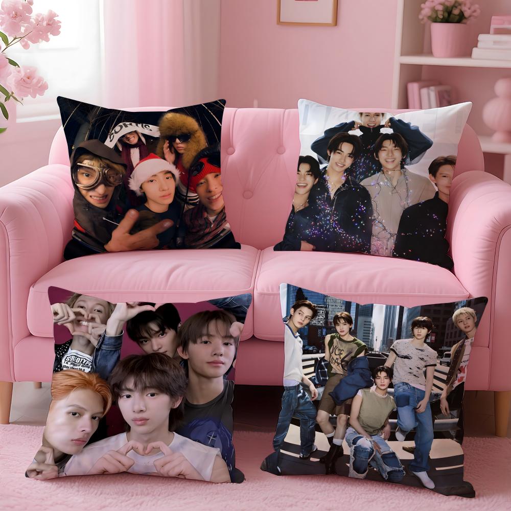 Korean Handsome Boy Group CCortis Cushion Cover Pillow Case Soft Skin Friendly Fabric  Concealed Zipper