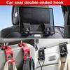 Car Seat Back Dual Head Hook Multifunctional Holder Hooks For M Performance E36 E46 E60 E90 E91 E92 E93 F30 F20