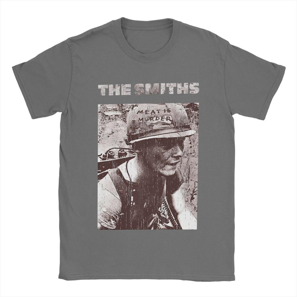 Men's The Smiths Meat Is Murder T Shirts 100% Cotton Clothing Novelty Short Sleeve Round Neck Tee Shirt Classic T-Shirts