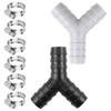 Y Shaped Splitter Down Pipe Hose Connector Universals Plastic Drainage Splitter Connector for Washing Machines Dishwashers