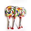 Cute Lollipop Shape Drum With Rainbow Color Mallet Music Rhythm Instruments Kids Baby Children