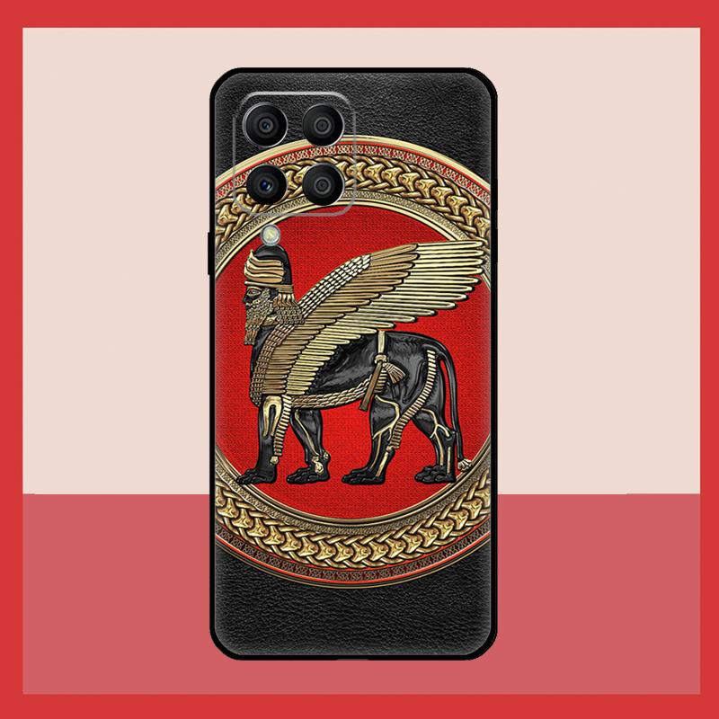Lamassu Assyrian Winged Lion Case For Samsung Galaxy M52 M32 M53 M16 M11 M21 M31 M35 M12 M13 M14 M15 M36 M56 M55 M34 M54