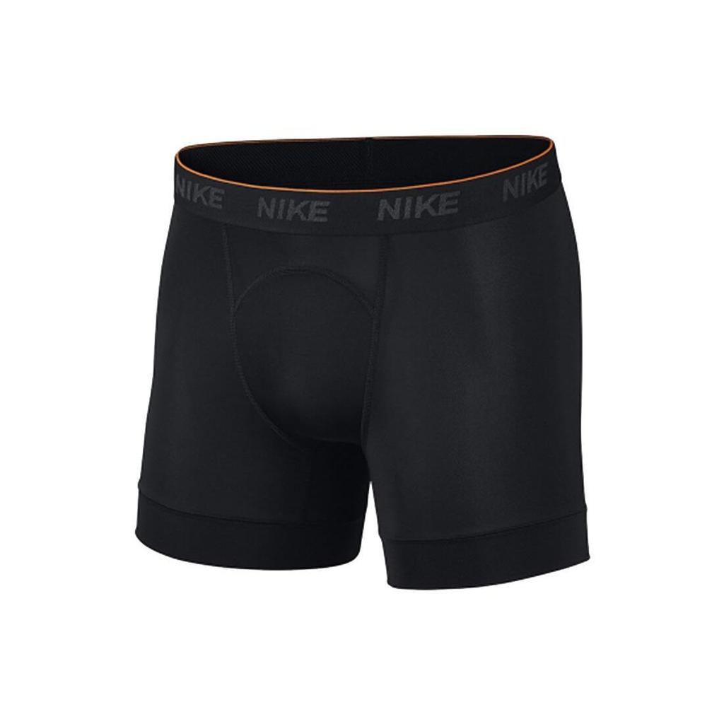 Nike Solid Color Logo Print Elastic Waist Underwear Set Of Two Men underwear Black AO1209-010