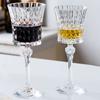 Luxury red wine glass crystal glass diamond champagne glass home creative whiskey glass
