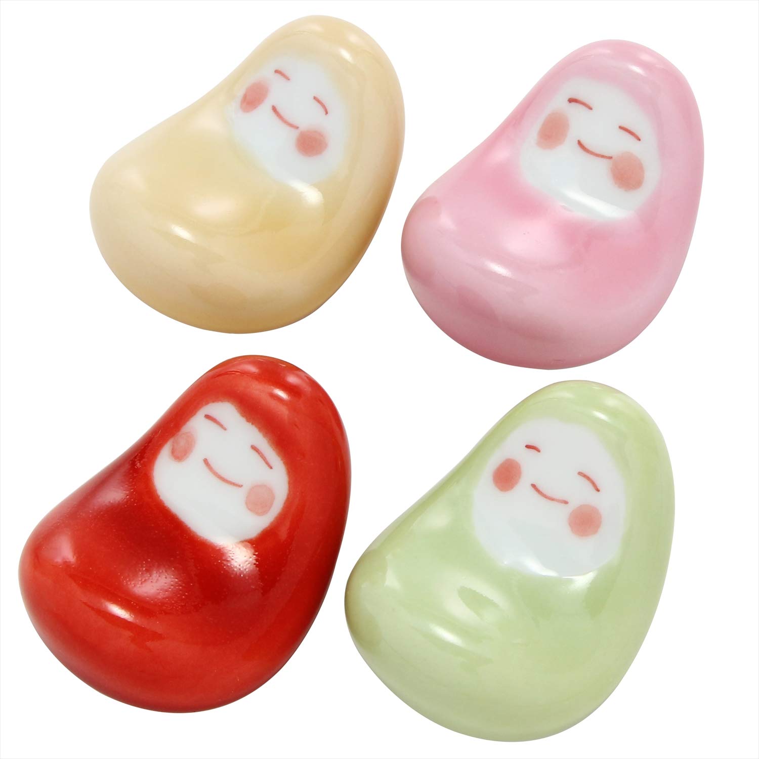 Набор подставок для палочек Хасами Яки, печь Тосисай, с изображением принцессы Дарумы и 86964 4, Куклы, Красный, Зеленый, Розовый, Оранжевый,