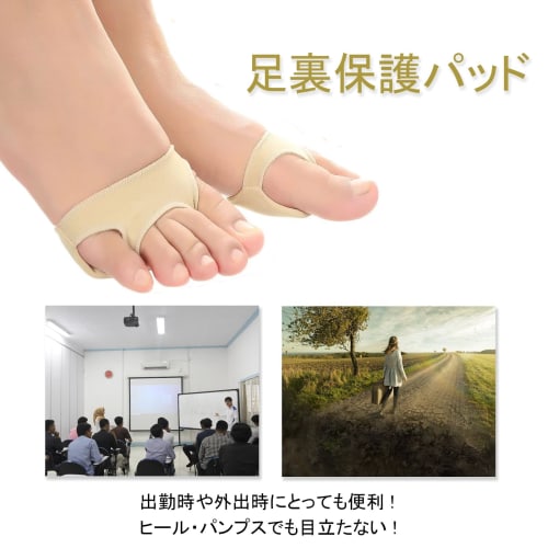 Foot Pads, Sole Support, Sole Protection Pads, Cushioned Toe Pads, Heel Pads, Shock Absorption, Relieves Calluses, Calluses, and Foot Problems, 1 Pair