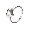 Banyan Tree S925 Silver Korean Love Heart Ring - Simple, Sweet, Fashionable Index Finger Ring