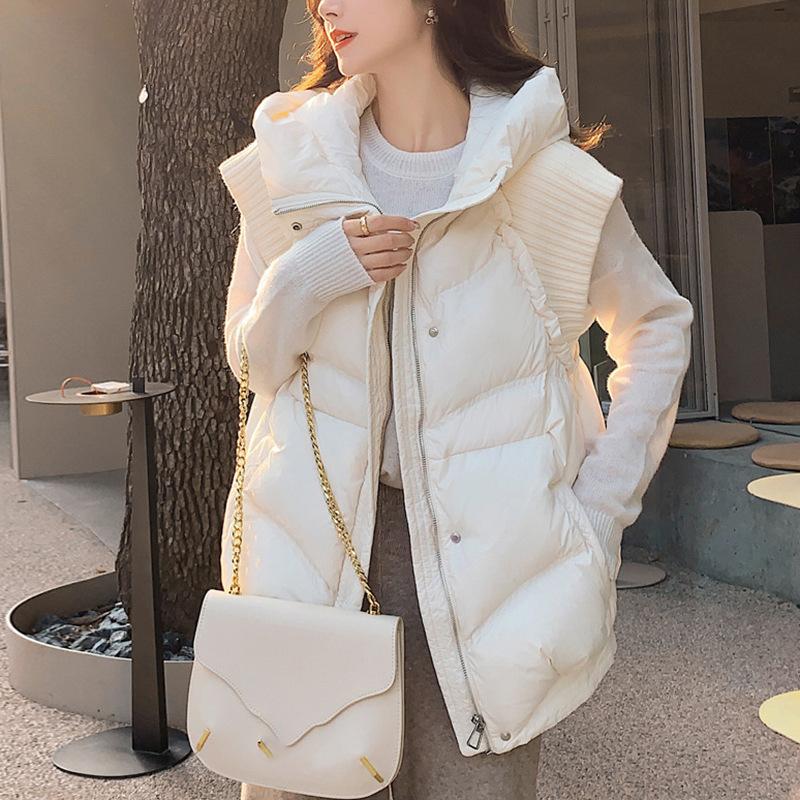 Down vest women's high-end women's short Korean version vest thermal jacket duck down vest vest vest vest jacket