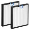 2 PCS Plastic Air Cleaners Filter Air Purifier Filter Plastic Air Cleaners HEPA Filter Accessories for Levoit Vital 100S