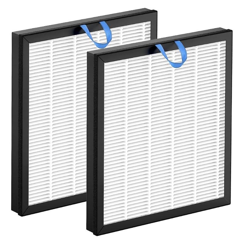 

2 PCS Plastic Air Cleaners Filter Air Purifier Filter Plastic Air Cleaners HEPA Filter Accessories for Levoit Vital 100S 1