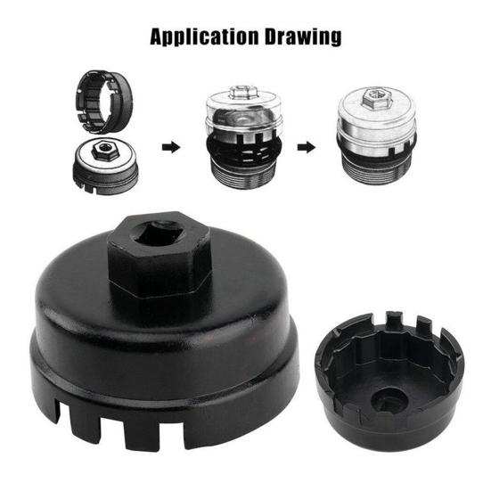 Cheie Directă Cheie Filtru Ulei Înlocuire Ușor de Instalat Rezistentă la Uzură Instrument Profesional de Întreținere Auto Accesoriu