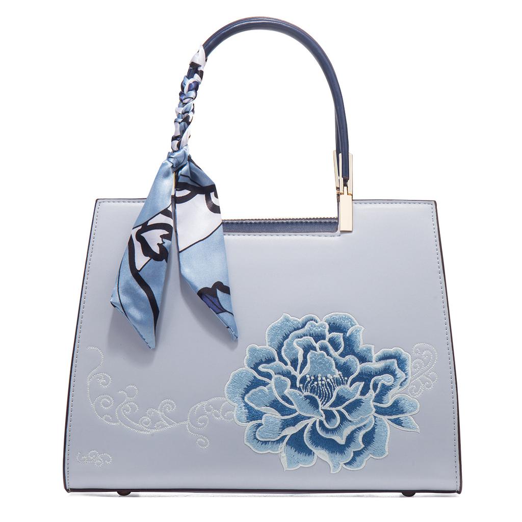 Mother'S Day Gift Embroidery New Chinese-Style Large-Capacity Portable Lady'S Mother Bag Atmospheric High-End Messenger Women'S Bag