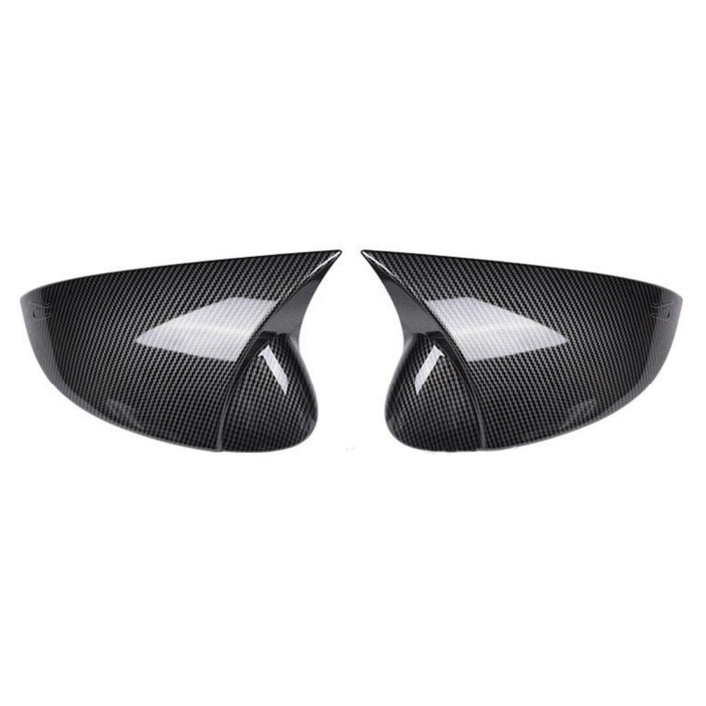 For VW Volkswagen Golf 6 MK6 GTI GTD 2009-2013 Car Rearview Side Mirror Cover Wing Cap Exterior Door Case Trim Carbon Fiber Look
