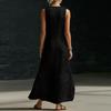 Women's Dress Mid-length Casual Flowy Dresses V-neck Vocation Boho Beach Dress