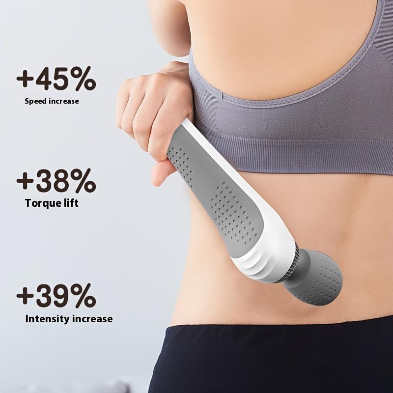 Ultra-Compact Portable Electric Massage Stick - USB Rechargeable, High-Speed Motor & High-Frequency Vibration for Full Body Relaxation