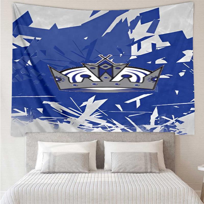 Los Angeles ice hockey  Tapestry, Unique Design Tapestry, Wall Decor for Bedroom,Livingroom, Playroom,Heartwarming Fan Holiday Gifts