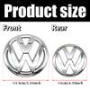 2026 Hot Car Front Grille Rear Trunk Emblem Lid Cover Logo Sticker Badge Decoration Accessories For Volkswagen VW Golf 6 MK6 2009-2012 ES1