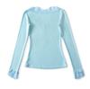 Elegant Deep V-Neck Long-Sleeve Slim-Fit Lace Patchwork Top - Spring/Summer 2026