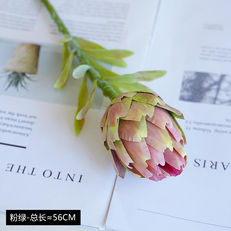 

New product simulation artichoke fruit, living room hotel dining table ornament simulation plant artichoke fruit flower arrangement рожевий зелений колір