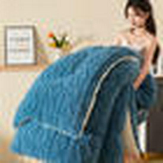 Taffeta Velvet Lambswool Arctic Quilt - Thickened, Warm Winter Bedding