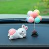 Cartoon Pig Butt Car Ornament: Cute, Creative High-End Interior Decoration