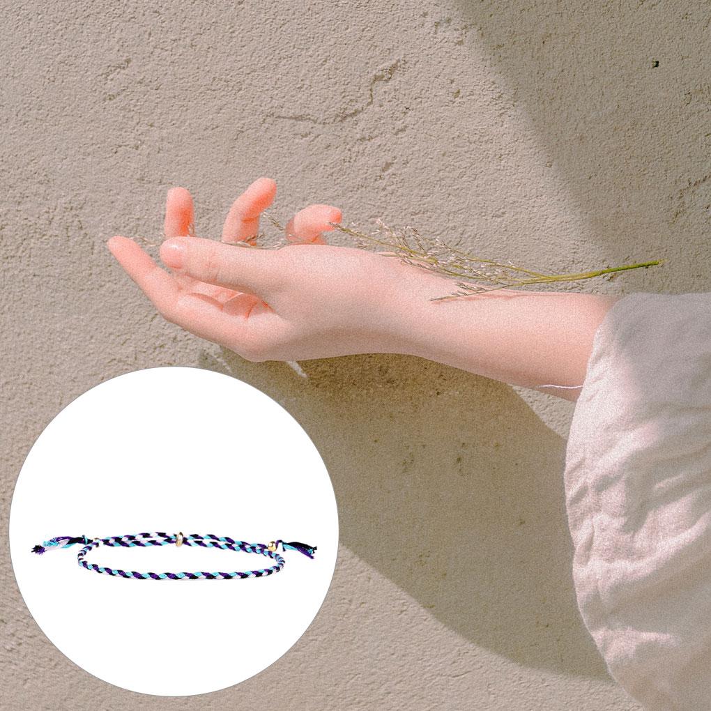 Braided Bracelet Fashion Decor Accessory Jewelry Accessories Adjustable Thread Bracelets with Fringe Decors Birthday Gift